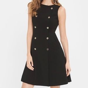 WHBM Double-Breasted A-Line Dress